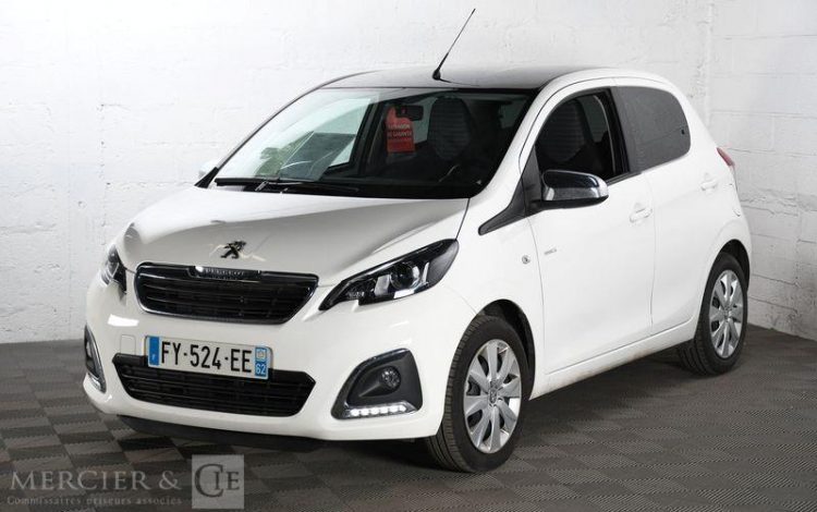 PEUGEOT 108 STYLE VTI 72 S&S BLANC FY-524-EE
