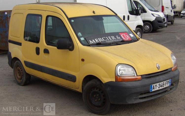 RENAULT KANGOO EXPRESS I FOURGON 1.9D – 55CV – ANNEE 2002 JAUNE AY-346-FP