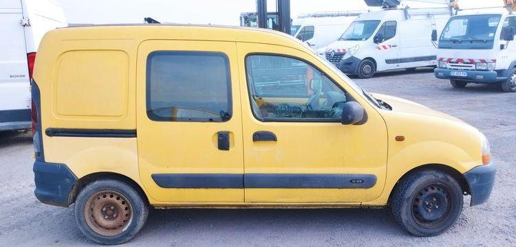 RENAULT KANGOO EXPRESS I FOURGON 1.9D – 55CV – ANNEE 2002 JAUNE AY-346-FP