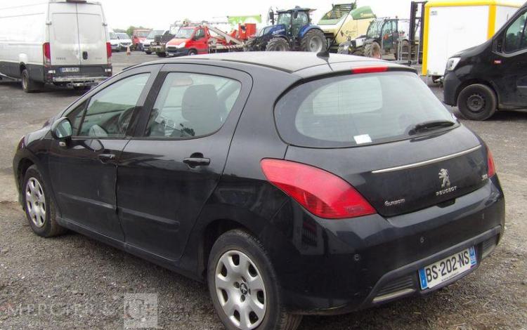 PEUGEOT 308 5 PORTES 1,6 HDI 8V FAP BLUE LION 92 CV – DIESEL – 237260 KMS – ANNEE 2011 NOIR BS-202-NS