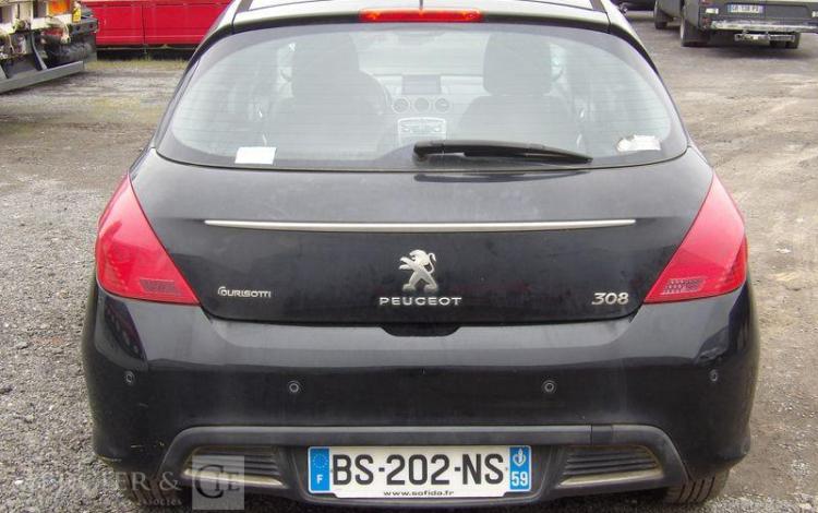 PEUGEOT 308 5 PORTES 1,6 HDI 8V FAP BLUE LION 92 CV – DIESEL – 237260 KMS – ANNEE 2011 NOIR BS-202-NS