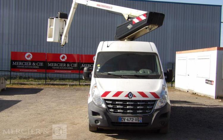 RENAULT MASTER 3 L2H2 F3500 2,3DCI 16 FAP 125 CV AVEC NACELLE TIME ET32LE – 695 HEURES BLANC CV-472-XS