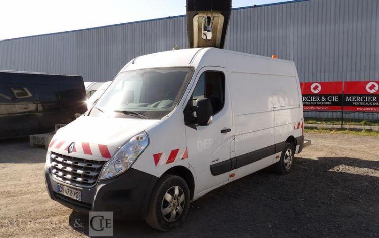 RENAULT MASTER 3 L2H2 F3500 2,3DCI 16 FAP 125 CV AVEC NACELLE TIME ET32LE – 695 HEURES BLANC CV-472-XS