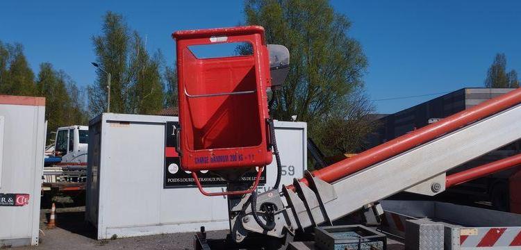 IVECO 35S11 AVEC NACELLE MULTITEL MT202 DS 20M – DIESEL – 4640 HEURES – 90129 KMS ROUGE CW-116-FK
