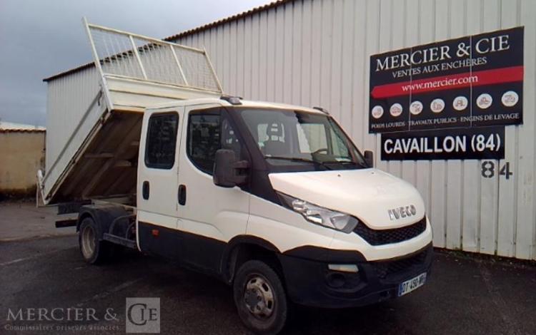 IVECO 35-130 BENNE DOUBLE CABINE BLANC DT-450-NR