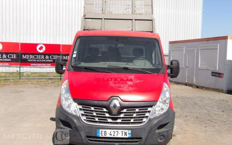 RENAULT MASTER 3 PHASE 2 PROPULSION 2,3 DCI 16V ENERGY 135 CV BENNE AVEC COFFRE ACIER ROUGE EB-427-TN