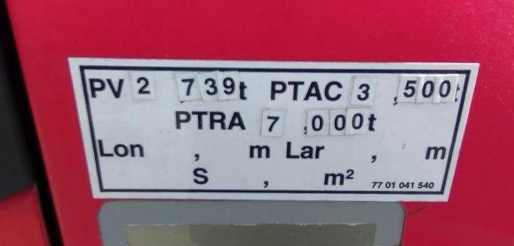 RENAULT MASTER 3 PHASE 2 PROPULSION 2,3 DCI 16V ENERGY 135 CV BENNE AVEC COFFRE ACIER ROUGE EB-427-TN
