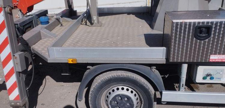 IVECO 35S12 AVEC NACELLE COMET ESK18/2/7,5HQ – DIESEL – 1182 HEURES – 14260 KMS ROUGE EL-558-HZ