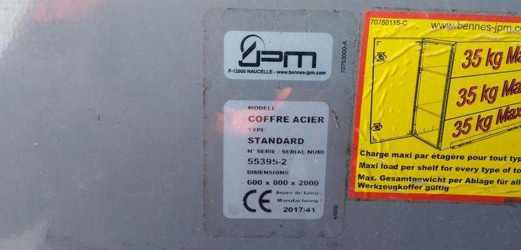 IVECO 35C12 BENNE AVEC COFFRE ACIER DIESEL – 105013 KMS – ANNEE 2017 ROUGE ER-583-XA