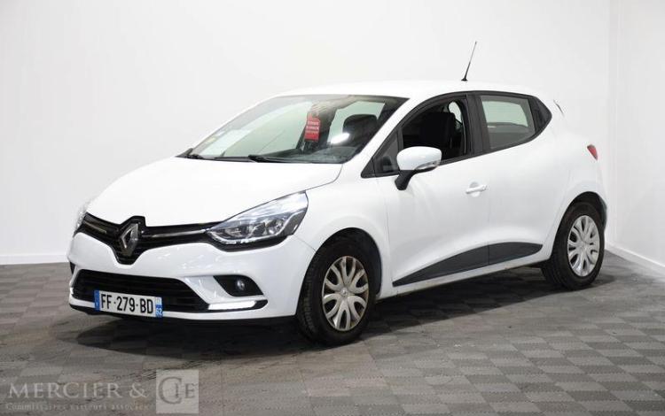 RENAULT CLIO IV 1.5 DCI 90 ENERGY SCTE AIR MEDIANAV
 BLANC FF-279-BD