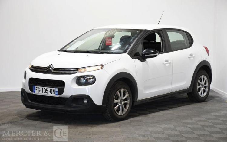 CITROEN C3 STE BLUEHDI 100CH S&S FEEL BVM BLANC FG-105-QM