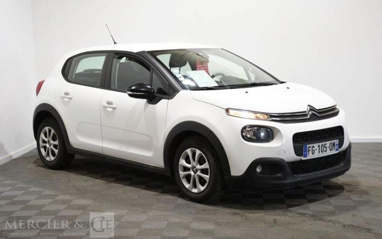 CITROEN C3 STE BLUEHDI 100CH S&S FEEL BVM BLANC FG-105-QM