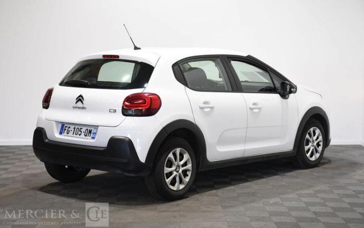 CITROEN C3 STE BLUEHDI 100CH S&S FEEL BVM BLANC FG-105-QM