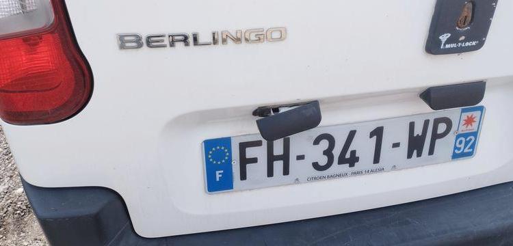 CITROEN BERLINGO UTILITAIRE M 1,6 BLUE HDI FAP S&S 99CV – DIESEL – 176814 KMS – ANNEE BLANC FH-341-WP