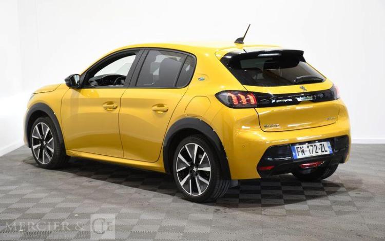 PEUGEOT 208 ELECTRIQUE 50KWH 136CH GT LINE 5P JAUNE FN-172-ZL