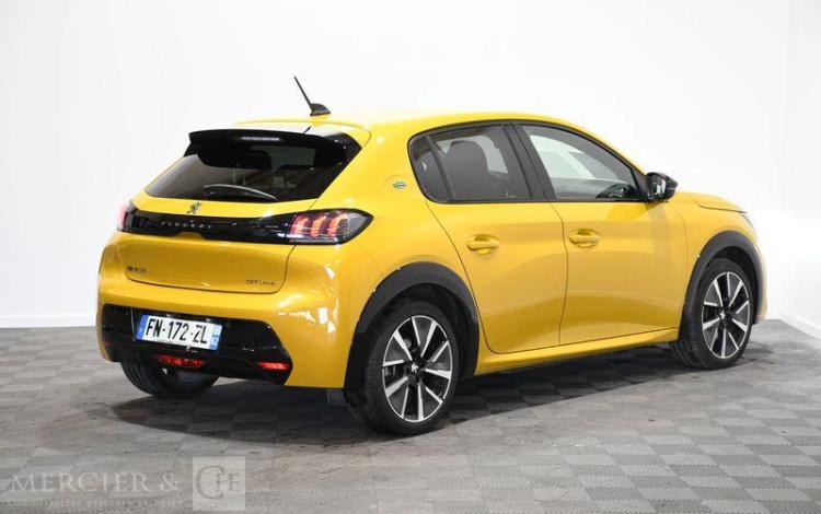 PEUGEOT 208 ELECTRIQUE 50KWH 136CH GT LINE 5P JAUNE FN-172-ZL