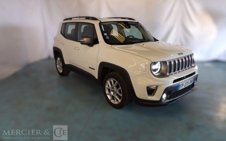 JEEP RENEGADE 1,0 T3 120CH LIMITED 2WD BLANC FP-275-BN