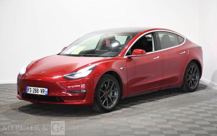 TESLA MODEL 3 350 208PPM 65KWH GRANDE-AUTONOMIE 4WD DUAL-MOTOR ROUGE FS-266-VR