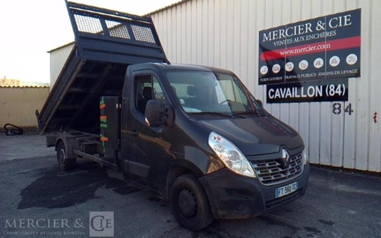 RENAULT MASTER BENNE SIMPLE CABINE COFFRE 2.3 DCI 16V 130CV NOIR FT-560-TC