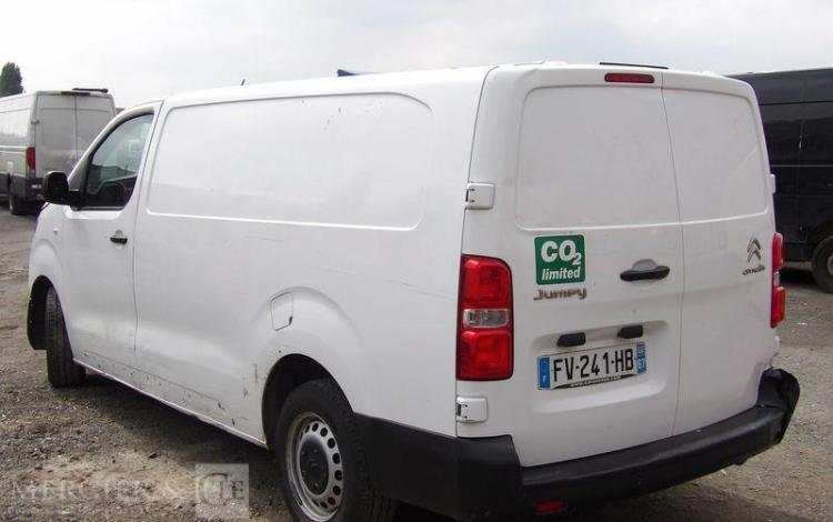 CITROEN JUMPY 3 VUL XL 2,0 BLUE HDI FOURGON LONG 122 CV – DIESEL – 173629 KMS – AN 2020 BLANC FV-241-HB