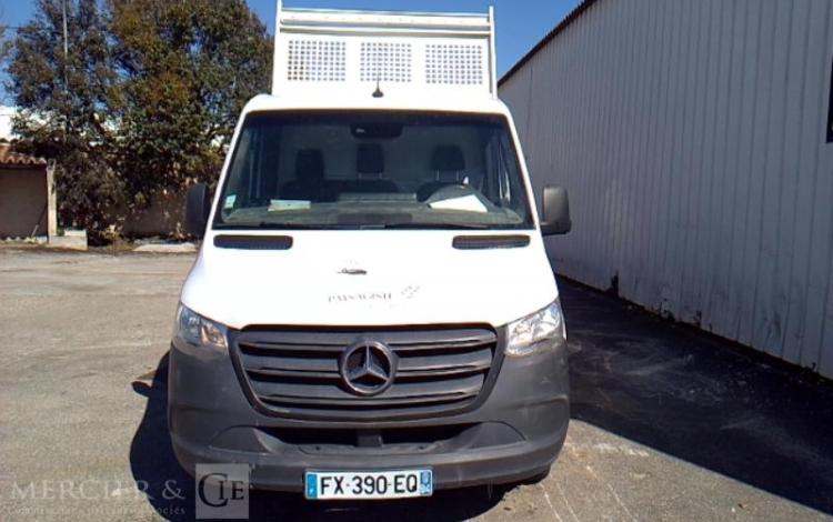 MERCEDES SPRINTER 514 CDI 145CH 37 BENNE SIMPLE CABINE COFFRE BLANC FX-390-EQ