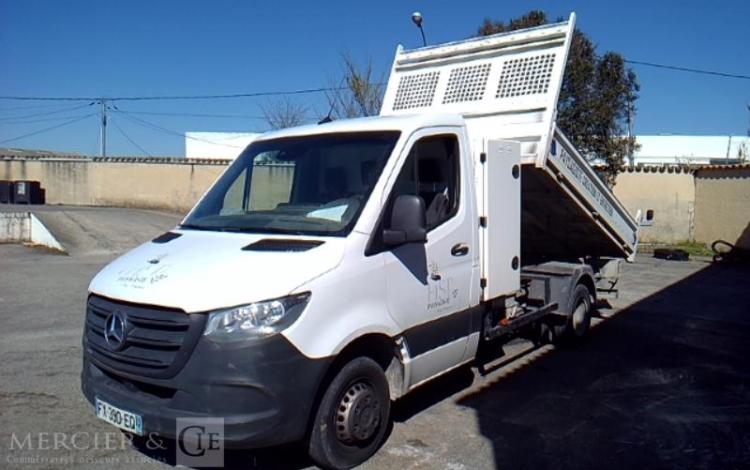 MERCEDES SPRINTER 514 CDI 145CH 37 BENNE SIMPLE CABINE COFFRE BLANC FX-390-EQ