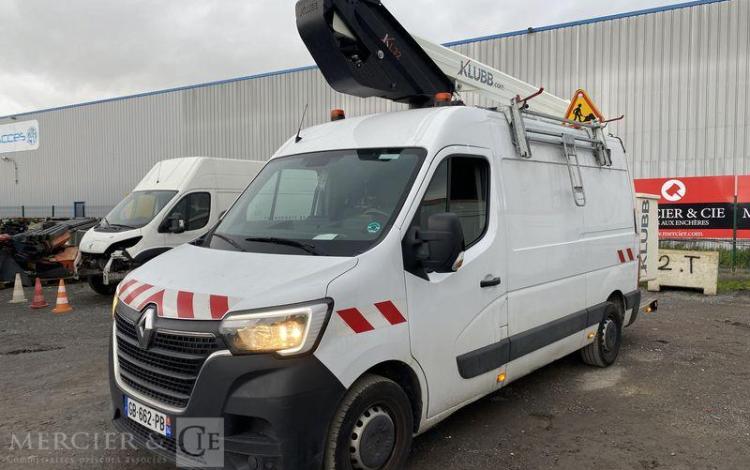 RENAULT MASTER NACELLE KLUBB/KL 32 12,50 M – 762 HEURES – 59741 KMS – ANNEE 2021 BLANC GB-662-PB