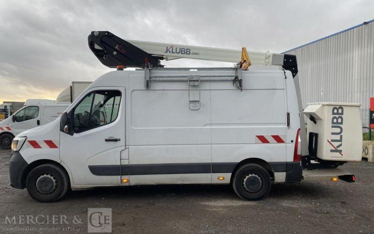 RENAULT MASTER NACELLE KLUBB/KL 32 12,50 M – 762 HEURES – 59741 KMS – ANNEE 2021 BLANC GB-662-PB