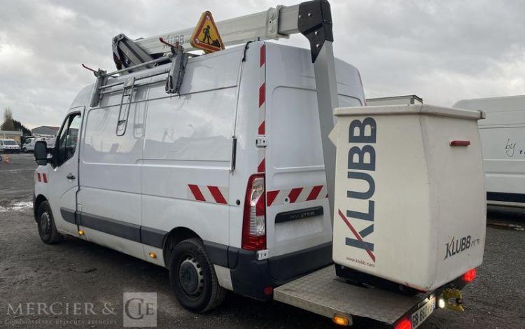 RENAULT MASTER NACELLE KLUBB/KL 32 12,50 M – 762 HEURES – 59741 KMS – ANNEE 2021 BLANC GB-662-PB