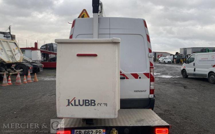 RENAULT MASTER NACELLE KLUBB/KL 32 12,50 M – 762 HEURES – 59741 KMS – ANNEE 2021 BLANC GB-662-PB