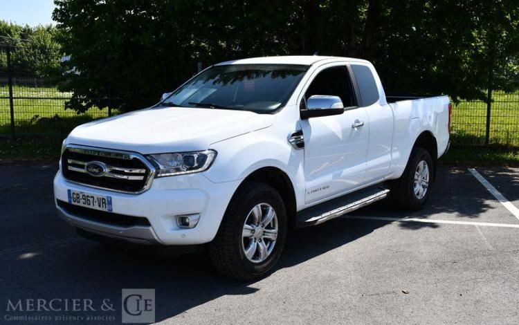 FORD RANGER TDCI SIMPLE CAB LIMITED BVA BLANC GB-967-VR