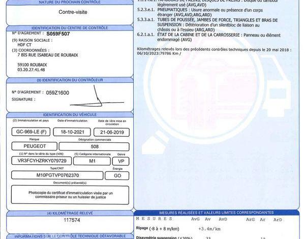 PEUGEOT 508 SW 1,5 BLUEHDI 130CH ALLURE BUSINESS EAT BVA S&S GRIS GC-969-LE