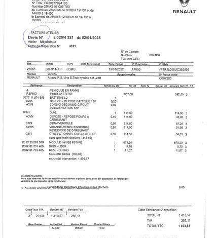 RENAULT ARKANA RS LINE E-TECH HYBRIDE 145 BLEU GD-914-XP