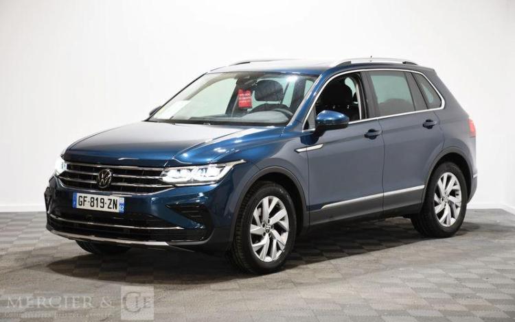 VOLKSWAGEN TIGUAN 2.0 TDI 150 ELEGANCE EXCLUSIVE DSG BVA
 BLEU GF-819-ZN