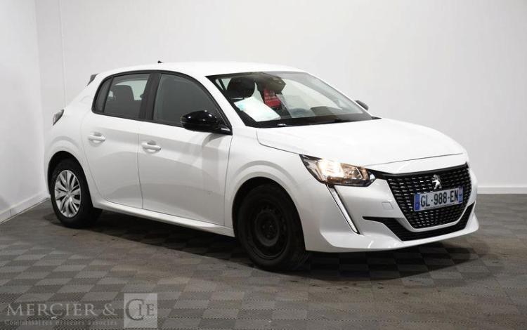 PEUGEOT 208 Ex AUTO ECOLE ACTIVE BLUEHDI BLANC GL-988-EN