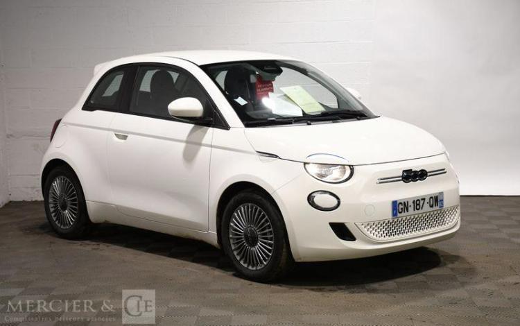 FIAT 500 ELECTRIC 95 23,7KWH AUTONOMIE 185KMH ICONE BVA BLANC GN-187-QW