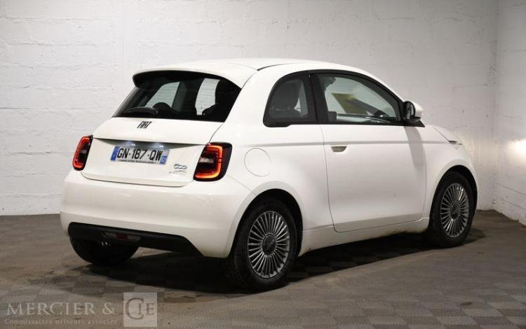 FIAT 500 ELECTRIC 95 23,7KWH AUTONOMIE 185KMH ICONE BVA BLANC GN-187-QW