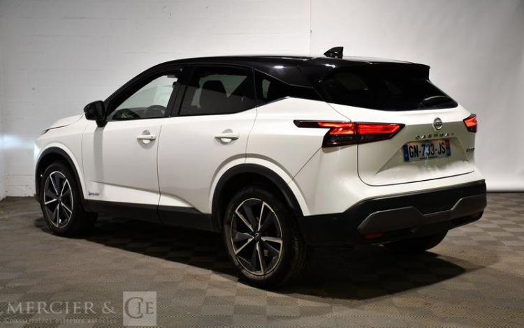 NISSAN QASHQAI 1.5 E-POWER EREV 190H HYBRID 2KWH TEKNA 2WD BVA
 BLANC GN-733-JS