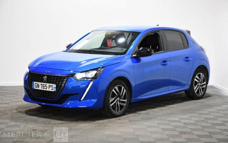 PEUGEOT 208 1.2 PURETECH 100 ALLURE PACK EAT BVA START-STOP
 BLEU GN-765-PS