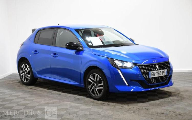 PEUGEOT 208 1.2 PURETECH 100 ALLURE PACK EAT BVA START-STOP
 BLEU GN-765-PS