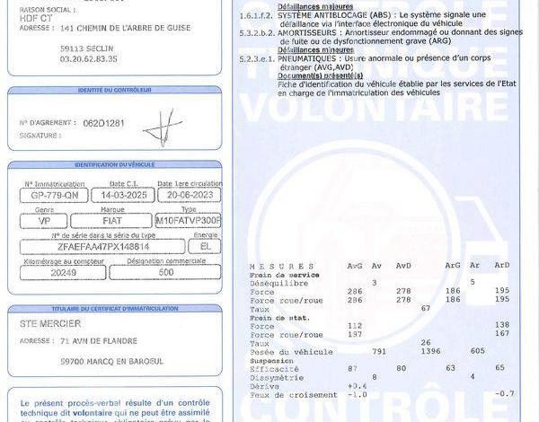 FIAT 500e 120 58PPM 42KWH AUTONOMIE-320KM NOIR GP-779-QN