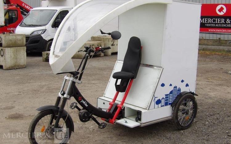 YOKLER YOKLER VELO TRICYCLE CARGO ELECTRIQUE – COFFRE ARRIERE 1M3 AVEC DOUBLE PORTE  TRI0023