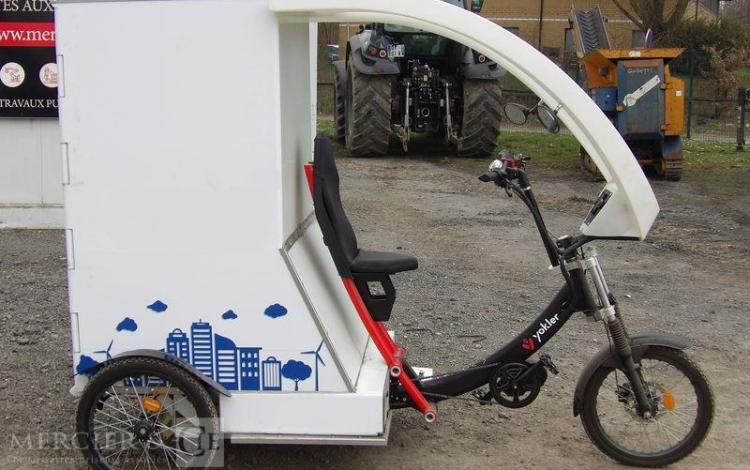 YOKLER YOKLER VELO TRICYCLE CARGO ELECTRIQUE – COFFRE ARRIERE 1M3 AVEC DOUBLE PORTE  TRI0023