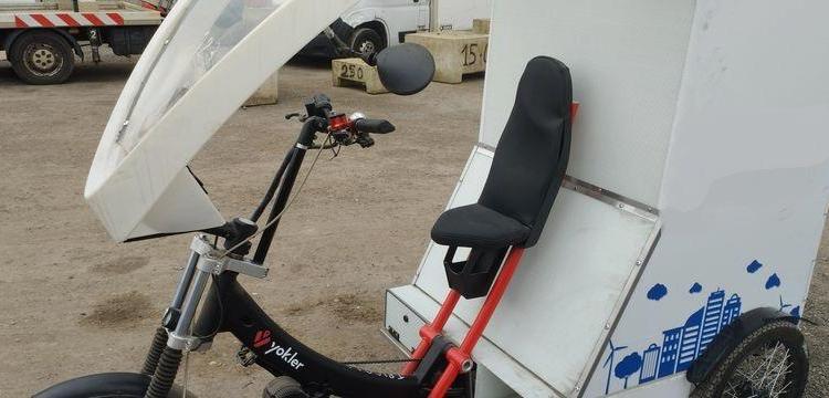 YOKLER YOKLER VELO TRICYCLE CARGO ELECTRIQUE – COFFRE ARRIERE 1M3 AVEC DOUBLE PORTE  TRI0023