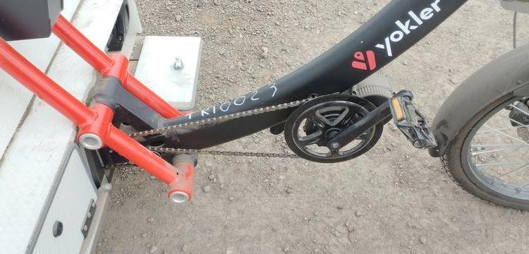 YOKLER YOKLER VELO TRICYCLE CARGO ELECTRIQUE – COFFRE ARRIERE 1M3 AVEC DOUBLE PORTE  TRI0023