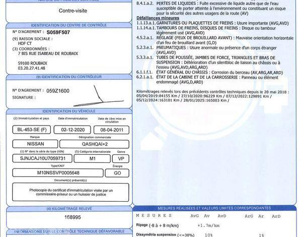 NISSAN QASQHAI +2 CONNECT EDITION DCI 110 CH NOIR BL-453-SE