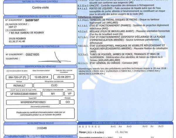 RENAULT CLIO ESTATE 1,5 DCI 105 XV DE FRANCE NOIR BM-720-LP