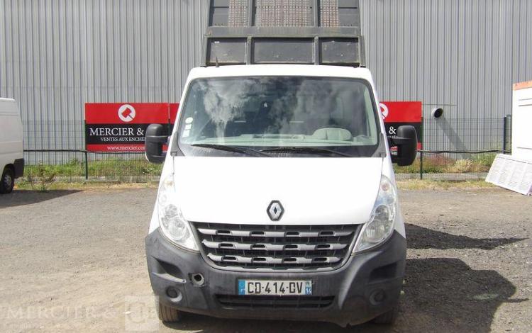 RENAULT Master 3 L2 R3500 RJ 2,3DCI 160V FAP 125CV BENNE AVEC COFFRE ACIER DIESEL BLANC CD-414-DV