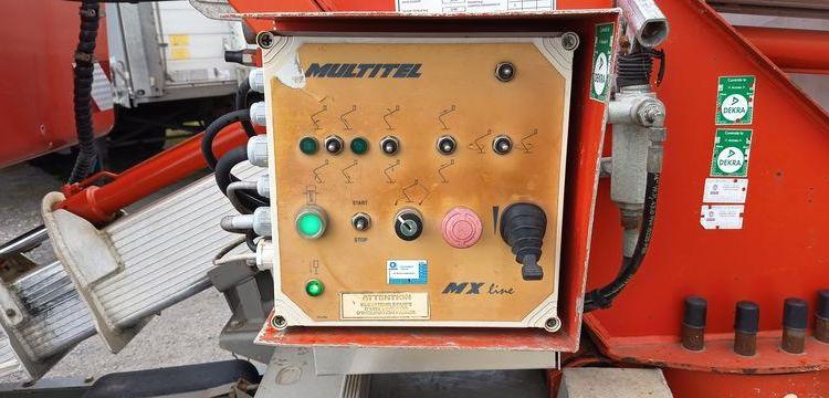IVECO 35S11 AVEC NACELLE MULTITEL MX170 16M – DIESEL 3134 HEURES – 113804 KMS ROUGE CW-919-QF