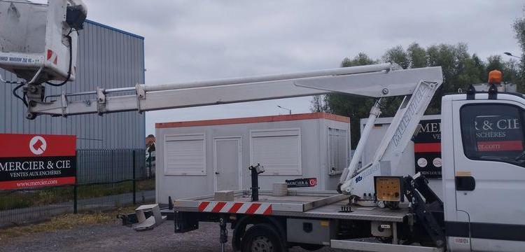 MULTITEL DAILY 35S11 AVEC NACELLE MULTITEL 160ALU 16M – DIESEL – 898 HEURES – 66558 KMS BLANC DK-591-RE